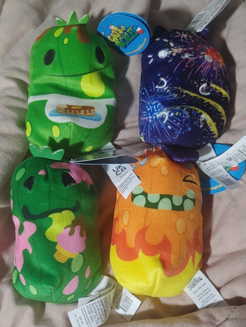 4 Cat Vs Pickle Bean Bag Toys